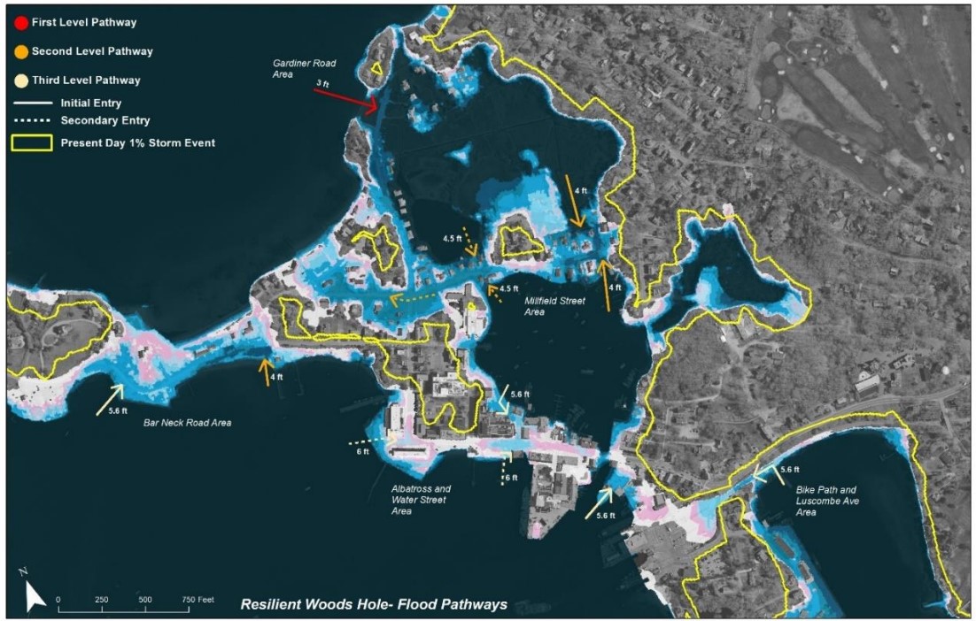 Flood pathway chart developed in RWH Phase 2. 